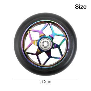 스턴트 스쿠터 110mm 바퀴 탄력성과   카본스틸 베어링 가볍고 강함