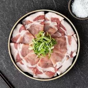 국내산 한돈 돼지고기 대패식 돈차돌 1kg