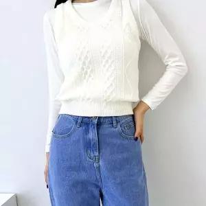 [하프클럽/]브이넥 여성니트조끼 여자베스트 데일리룩 블랙