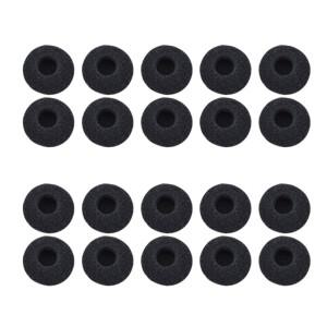 10쌍 18mm 슬리브 커버 교체용 이어버드 팁 MX375 헤드폰용 소프트 스폰지 폼 패드