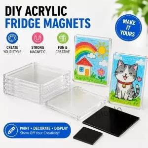 수제 DIY 릴 스티커 냉장고 세트 장식 액세서리 홈 데코레이션용