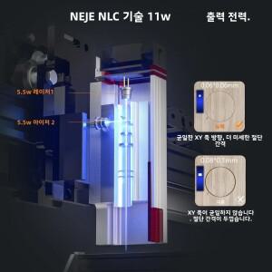 NEJE 11W 광 파워 레이저 헤드, 에어 어시스트 노즐 다이오드 모듈 포함, 조각기 절단기 DIY 도구용 - 멀