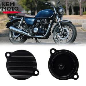 KEMiMOTO 혼다 CB350 CB350S GB350 GB350S 오토바이 엔진 오일 필터 가드 모토바이크 장비 2021 2023 GB 35
