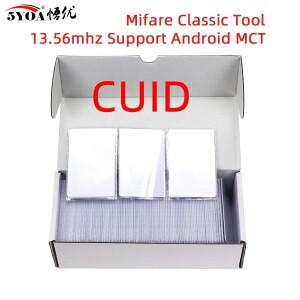 5YOA CUID 카드 Gen2 스마트 칩 안드로이드 앱 MCT 수정 블록 0 변경 가능 재기록 복사 13.56Mhz ISO14443