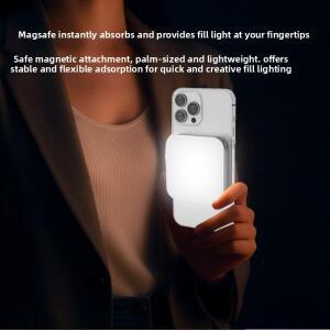 미니 RGB 마그네틱 필링 라이트 모바일 폰 라이브 분위기 휴대용 조명 야외  핸드헬드 셀카