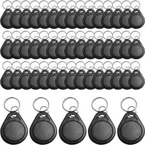 블랙 10/50/5pcs T5577 재기록 가능 125KHz RFID 키 FOB 복사 복제 태그 근접 토큰 fobs 카드