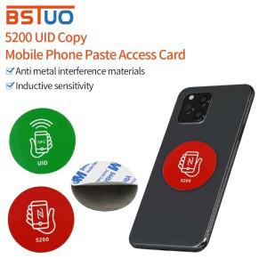 10pcs/50pcs 125KHz EM5200/13.56MHz UID NFC 스티커 쓰기 가능 재기록 복사 키 액세스 제어 RFID 용 빈 카