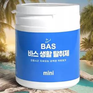 BAS 차량용 생활 탈취제 미니 베이비파우더향 150g 1개