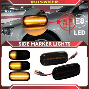 2x Canbus 측면 표시기 LED 리피터 라이트 아우디 A3 8P B6 C5 05-08