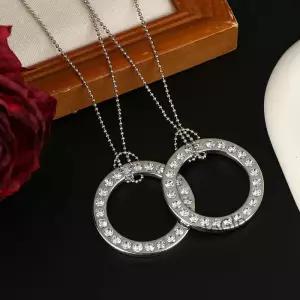 1/2PCS 주얼리 링 체인 마술 트릭 연결 마술사 클로즈업 액세서리 후프 게임 쇼 플레이 선물