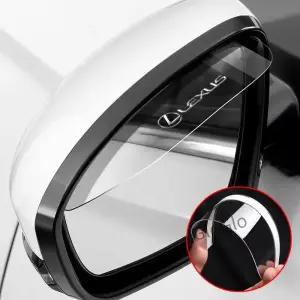 렉서스 RX300 GS NX IS250 Ct200h ES300h LX570 자동차 후방 거울 비가림 커버 스티커 2개