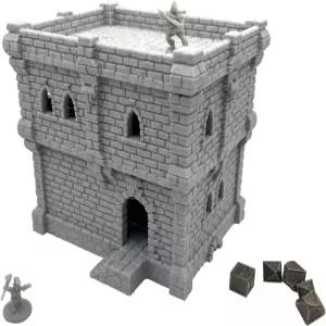 18mm 및 미니어처용 하우티코 중세 캐슬 테이블탑 지형 세트 - 페인팅 가능한 워게임 디오라마 빌딩 키트