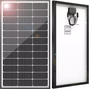 JJN 100와트 태양광 패널 10BB 단결정 12V 100W RV 가정 농장 보트 카라반 및 오프 그리드 리케이션을 위한