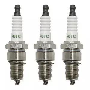 168 엔진용 3 PCS F6TC 점화 플러그 다양한 스트리머 전기톱 잔디 깎는 기계 발전기 자전거 모토크로스