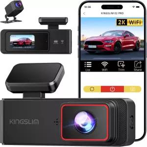 무선 대시캠 전면 및 후면 2K 1.5인치 화면의 차량용 WiFi 앱 카메라 미니 지원 G-센서/타임랩스 2종 주차