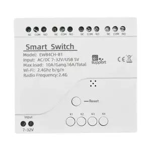 EWeLink 1/2/4 채널 스마트 WiFi 블루투스 무선 건식 접촉 릴레이 스위치 모듈 APP 원격 제어 2.4G RF