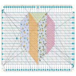퀼팅 자 및 재봉용 슬롯 직물 절단용 스트립 있는