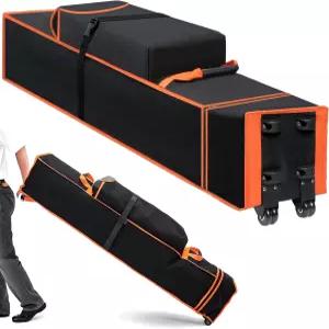 로텔로 헤비 듀티 캐노피 백 교체 롤러 휠 48X10X10인치 대형 텐트 보관 가방 800D 옥스포드 패브릭 팝업
