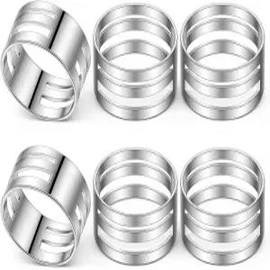 6PCS 17mm 점프 링 오프너 공구 스테인리스 스틸 서클 스플릿 커넥터 및 보석 공예 프로젝트 용품을 위한