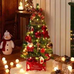 산타포인트 트리풀세트 소형 크리스마스트리 전구포함) 크리스마스트리 Xmas트리