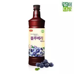 블루베리 베이스 970ml 광야 음료 주스 에이드 카페 재료 다방