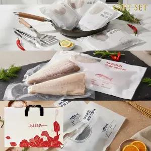 [어가예찬][바로배송] 제주특선 순살 갈치/백옥돔/고등어 혼합 선물세트1호(1.7kg이상/갈치2팩4마리분/...