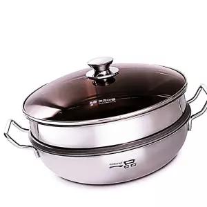 IKWF0DC20 키친아트 일품 통3중 스테인레스 36cm 양수 찜냄비 찜솥