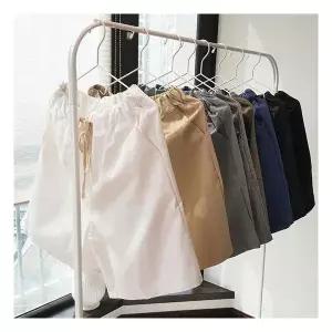 아수라 여름 린넨 5부 여성 반바지 밴딩 빅사이즈
