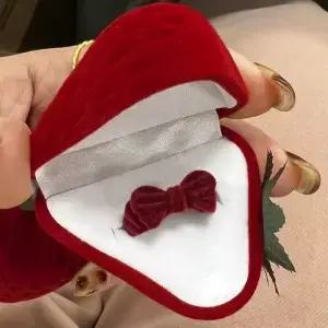 있는 딸기 상자 귀여운 보석 반지 몰려 들고 저장 패션 귀걸이 여성 생일 선물 Bijoux