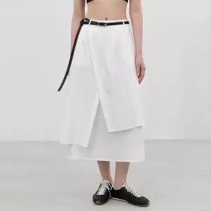 나인 Atelier Nain ESSENTIAL CREPE BELT SKIRT S SK-5024 1381840
