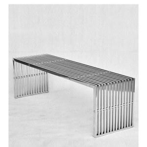 스테인리스 벤치 긴의자 식당 대기 스텐 시무실 정원 카페긴의자