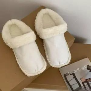 슬리퍼 신발 여성 탈착 겨울 실내 털 따뜻한 안감 간편 퍼내피 슈즈용