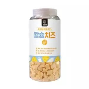 자연애보틀 칼슘치즈 450g큐브형간식 건조 멍멍이용품 비스킷 강아지