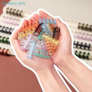 20개 바인더 버클 루즈리프 북 액세서리 바인딩 링 5홀 편안하지 않은 느낌이 아닌 수제 DIY 펀치