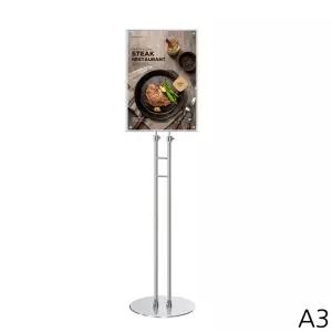 A3 포스터스탠드 POP거치대 입간판 자석식 2폴 P2-A3