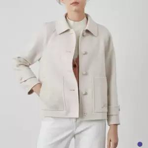 올리비아로렌 국내매장 스탠카라 핸드메이드 자켓_ 신선도원몰 VVCFU5S1251
