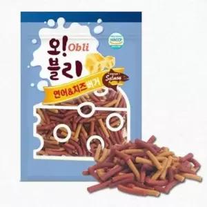 연어 오블리 치즈버거100g
