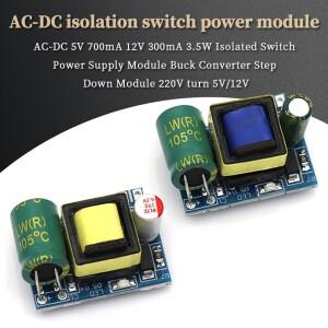 AC-DC 5V 700mA 12V 3.5W 절연 스위치 전원 공급 장치 모듈 벅 컨버터 스텝 다운 220V turn 5V/12V