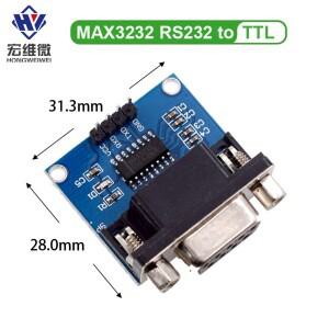 아두이노용 MAX3232 RS232-TTL 직렬 포트 변환기 모듈 DB9 커넥터