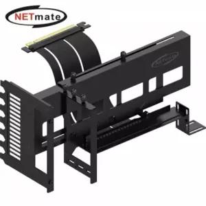 강원전자 넷메이트 PCI-E 4.0 라이저 케이블 지지대 키트 (블랙) (EZDIY-FAB) NM-HPI333
