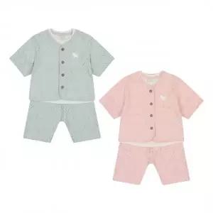 [롯데백화점]에뜨와 리온3PCS07S352201[여름신상,백일 돌선물,등원복,실내복,가디건]