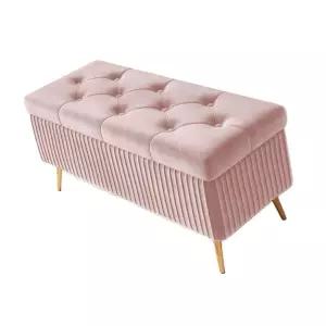 파스텔 벤치 소파 평벤치 의자 150x40xh45cm 3인 2인 연핑크