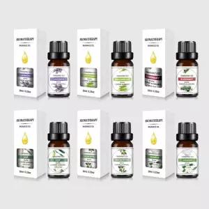 아로마 오일 10ml 식물 테라피 에센셜 라벤더 레몬그라스 로즈마리 릴리 유칼립투스 자스민