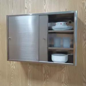 캐비닛 스텐수납장 슬라이딩 업소용 식당 도어 보관함 그릇 부엌 랙 정리함 양문