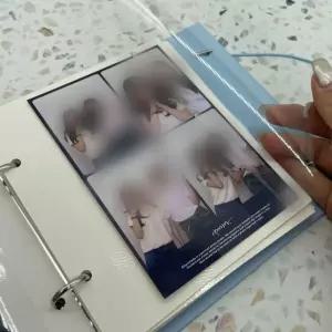 인생사진 네컷 접착식 포토북 앨범 블루 사진첩 사진앨범 성장앨범 네컷앨범 접착식앨범