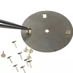 다이얼 발 시계 범용 핀 직경 0.6mm 구리 소재 고정 위치 수리 부품