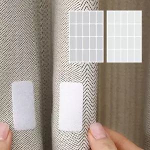 장만A766 흰색 사각재단 찍찍이테이프 20쌍 2x4cm 찍직이 다용도 DIY 찍찍이 찍찍이테이프