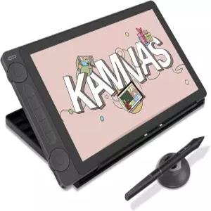 화면이 있는 HUION Kamvas 13 3세대 드로잉 태블릿 13.3인치 풀 라미네이팅 아트 안티 스파크 캔버스