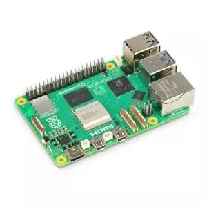 공식 Raspberry Pi 5 4G 8GB 16G RAM 개발 보드 최신 RPI 아크릴 케이스 냉각 팬 쿨러 옵션 포함