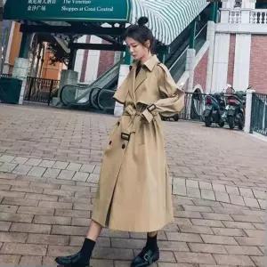 간절기자켓 2컬러 가을 베이직 롱자켓 트렌치코트
